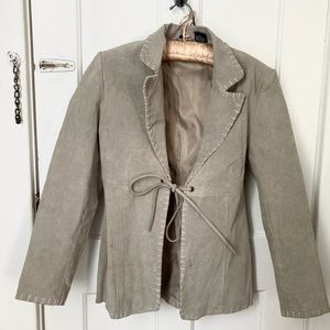 Faux leather blazer/jacket